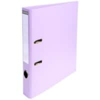 Classeur à levier Exacompta Prem Touch A4 50 mm Lilas 2 anneaux 53507E Carton, PP (Polypropylène) Portrait 10 Unités