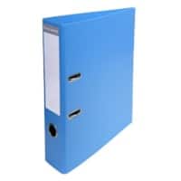 Classeur à levier Exacompta PremTouch A4 70 mm Bleu 2 anneaux 53742E PP (Polypropylène) Portrait 10 Unités