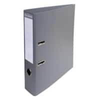 Classeur à levier Exacompta PremTouch A4 70 mm Gris 2 anneaux 53754E PP (Polypropylène) Portrait 10 Unités