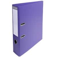 Classeur à levier Exacompta PremTouch A4 70 mm Violet 2 anneaux 53757E PP (Polypropylène) Portrait 10 Unités