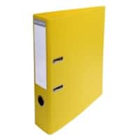 Classeur à levier Exacompta PremTouch A4 70 mm Jaune 2 anneaux 53749E PP (Polypropylène) Portrait 10 Unités