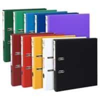 Classeur à levier Exacompta PremTouch A4 Maxi 50 mm Assortiment 2 anneaux 53154E PP (Polypropylène) Portrait 10 Unités