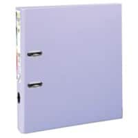 Classeur à levier Exacompta PremTouch A4 Maxi 50 mm Violet 2 anneaux 53107E PP (Polypropylène) Portrait 10 Unités