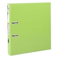 Classeur à levier Exacompta PremTouch A4 Maxi 50 mm Vert 2 anneaux 53156E PP (Polypropylène) Portrait 10 Unités