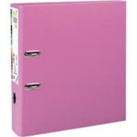 Classeur à levier Exacompta PremTouch A4 Maxi 80 mm Rose 2 anneaux 53355E PP (Polypropylène) Portrait 10 Unités