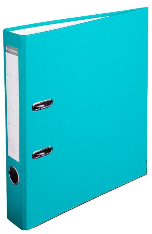Exacompta Smal Ordner A4 50 mm Lichtgroen 2 Ringen 915413B Kunststof Staand  20 Stuks