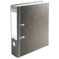 Exacompta Breed Classeur A4 70 mm Grijs 2 Ringen 53710E Karton, PP (Polypropeen) Wolkenmarmer Staand 20 Stuks
