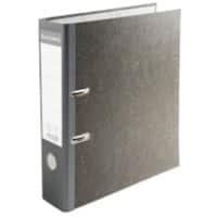 Exacompta Prem Touch Breed Classeur A4 80 mm Grijs 2 Ringen 53709E Karton, PP (Polypropeen) Wolkenmarmer Staand 20 Stuks