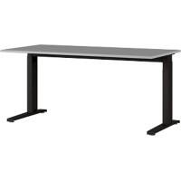 Bureau GERMANIA 4240-581 Gris clair, noir 160 x 80 x 68 - 88 cm