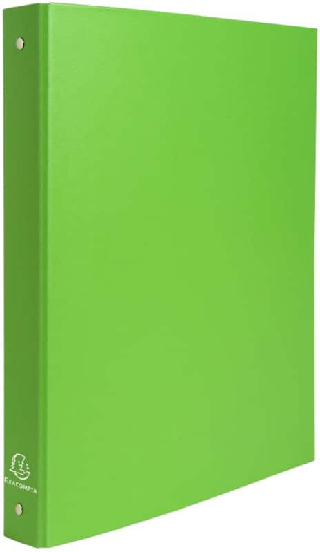 Classeur à anneaux Exacompta 30 mm PP (Polypropylène) A4 4 Anneaux Vert 51473E 20 Unités