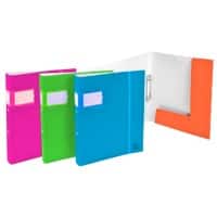 Classeur à anneaux Exacompta Campus Neon 54561E 30 mm Polypropylène 2 anneaux A4 Assortiment 10 unités