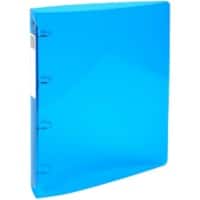 Classeur à anneaux Exacompta Iderama 15 mm PP (Polypropylène) A4 4 Anneaux Bleu 51772E 10 Unités