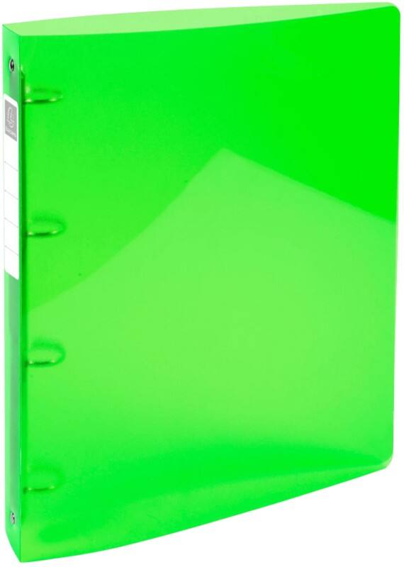 Exacompta Iderama 15 mm Ringband PP (Polypropeen) A4 4 Ringen Appelgroen 51771E 10 Stuks