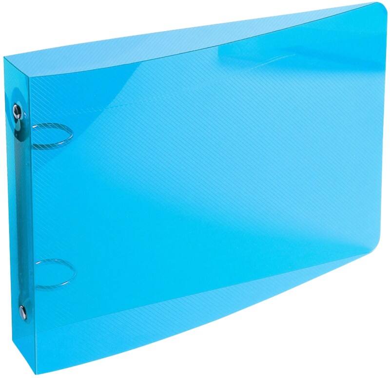 Classeur à anneaux Exacompta Crystal 25 mm PP (Polypropylène) 2 Anneaux Assortiment 51090E 10 Unités