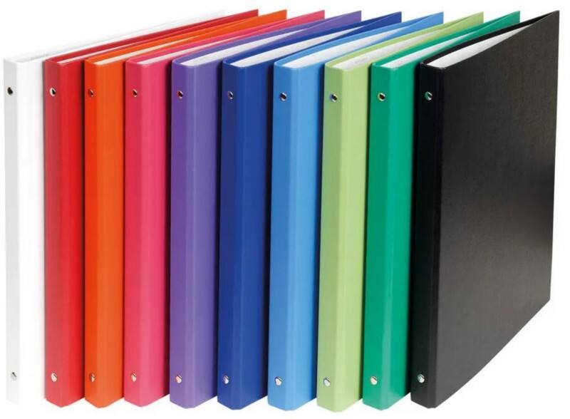 Classeur à anneaux Exacompta 15 mm PP (Polypropylène) A4 4 Anneaux Assortiment 51150E 20 Unités