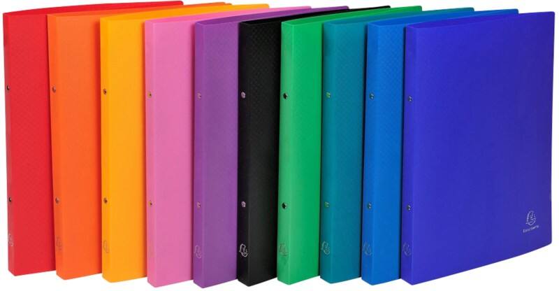Classeur à anneaux Exacompta OpaK 15 mm PP (Polypropylène) A4 2 Anneaux Assortiment 54199E 20 Unités