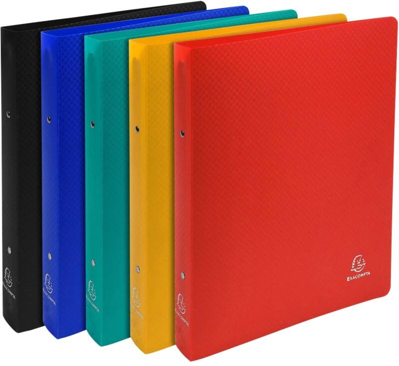 Exacompta OpaK 30 mm Ringband PP (Polypropeen) A4 2 Ringen Kleurenassortiment 54280E 20 Stuks