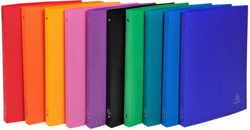 Classeur à anneaux Exacompta OpaK 15 mm PP (Polypropylène) A4 4 Anneaux Assortiment 51199E 20 Unités