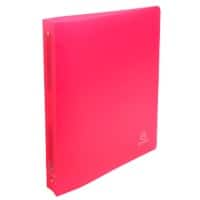 Classeur à anneaux Exacompta Chroma 51265E 30 mm Polypropylène 4 anneaux A4 Rouge 10 unités