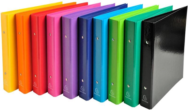 Dossier Exacompta Iderama 25 mm Carton 2 Anneaux Assortiment 529E 10 Unités