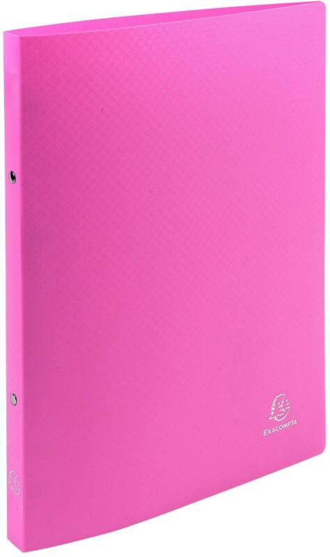 Classeur à anneaux Exacompta OpaK 15 mm PP (Polypropylène) A4 2 Anneaux Rose 54194SE 25 Unités