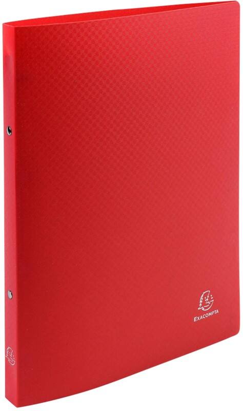 Classeur à anneaux Exacompta OpaK 15 mm PP (Polypropylène) A4 2 Anneaux Rouge 54195SE 25 Unités