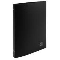 Classeur à anneaux Exacompta Opaque 51191SE 15 mm Polypropylène 4 anneaux A4 Noir 25 unités