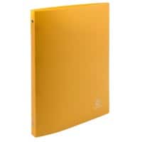 Classeur à anneaux Exacompta Opaque 51196SE 15 mm Polypropylène 4 anneaux A4 Jaune 25 unités