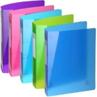 Classeur à anneaux Exacompta Iderama 30 mm PP (Polypropylène) A4 4 Anneaux Assortiment 51780E 15 Unités