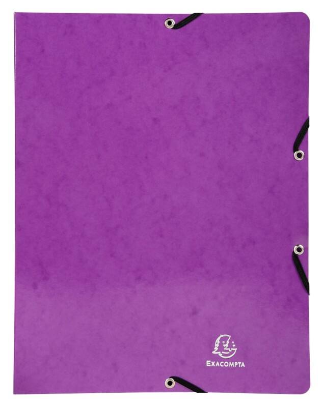 Classeur à anneaux Exacompta Iderama 15 mm Papier A4 2 Anneaux Violet 54896E 20 Unités