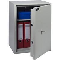 Coffre-fort Salvus Serrure à clé 56 L Monza 3 Gris clair