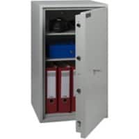 Coffre-fort Salvus Serrure à clé 78 L Monza 4 Gris clair