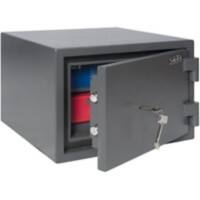 Coffre-fort Salvus Serrure à clé 19 L Palmero 1 Gris foncé