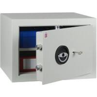 Coffre-fort Sistec Serrure à clé 27 L MT3+ Gris clair