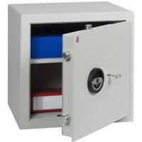 Coffre-fort Sistec Serrure à clé 40 L MT4+ Gris clair