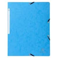 Farde à élastique Exacompta 5569E Carton Turquoise 24 x 32 cm 25 unités