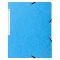 Farde à élastique Exacompta 5569E Carton Turquoise 24 x 32 cm 25 unités