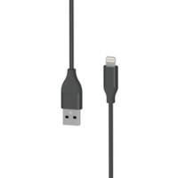 XLayer Oplaadkabel USB A Male Apple Lightning 1.5 m Zwart