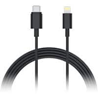 Câble Xlayer PREMIUM USB C vers Lightning Certifié MFi Noir 1m