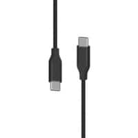 XLAYER 217087 1 x USB C male naar 1 x USB C male oplaadkabel 1.5m Zwart