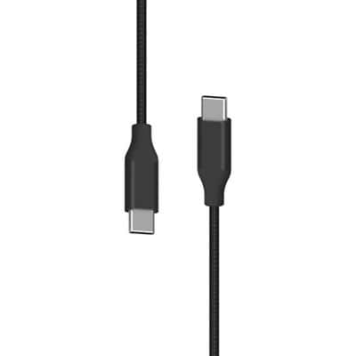 Câble Xlayer PREMIUM Métallique vers USB C 1,5m (Recharge rapide 3A/USB 2.0) Noir