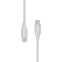 Câble Xlayer PREMIUM Métallique Type C vers USB C 1,5m (Recharge rapide 3A/USB 2.0) Gris