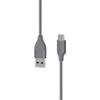 Câble Xlayer 217084 PREMIUM Métallique USB vers USB C 1,5m (Recharge rapide 3A/USB 2.0) Argenté