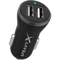 Chargeur voiture XLayer 217068 Noir