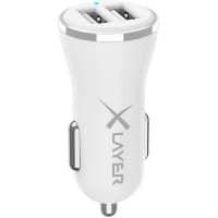 Chargeur voiture XLayer 217069 Blanc