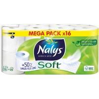 Nalys Soft Toiletpapier 2-laags 418365 16 Rollen à 210 Vellen