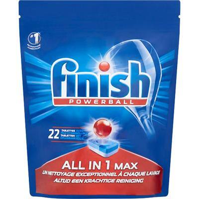 Tablettes Pour Lave-Vaisselle Finish Tout-En-Un Max 22 Unités de 16 g