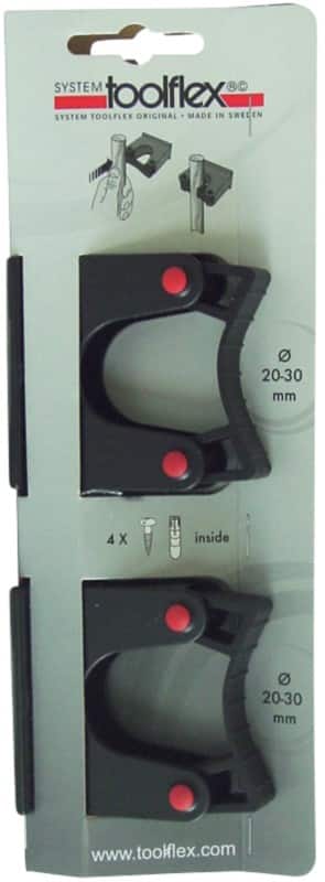 BETRA Gereedschapshouder Zwart 2 Stuks 20-30mm