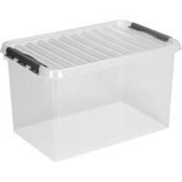 Helit Boîte de rangement H6163402 72 l Transparent Polypropylène 60 x 40 x 42 cm 6 Unités