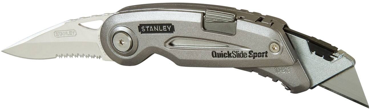Stanley Quickslide II Afbreekmes Metaal Zilver